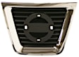 Center Grille, Chrome Shell with Painted Black Insert, 4 Cyl., 2.5L Engine