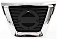 Center Grille, Chrome Shell with Painted Black Insert, 4 Cyl., 2.5L Engine