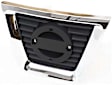 Center Grille, Chrome Shell with Painted Black Insert, 4 Cyl., 2.5L Engine
