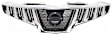 Grille, Chrome Shell with Painted Black Insert, 6 Cyl., 3.5L Engine, CAPA CERTIFIED