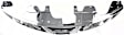 Grille, Chrome Shell with Painted Black Insert, 6 Cyl., 3.5L Engine, CAPA CERTIFIED