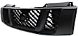 Upper Grille Assembly, Black Shell With Textured Black Insert