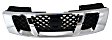 Grille Assembly, Chrome Shell With Textured Black Insert