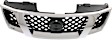 Upper Grille Assembly, Chrome Shell with Black Insert, CAPA CERTIFIED