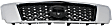 Upper Grille Assembly, Chrome Shell With Black Insert