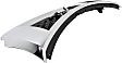 Upper Grille Assembly, Chrome Shell With Black Insert