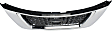 Upper Grille Assembly, Chrome Shell With Black Insert