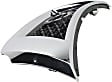 Upper Grille Assembly, Chrome Shell With Black Insert