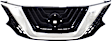 Grille, Chrome Shell with Painted Black Insert, 6 Cyl., 3.5L Engine