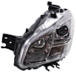 Driver Side Headlight, with Bulb, HID/Xenon, with HID bulb and ballast, 6 Cyl., 3.5L Engine, CAPA CERTIFIED