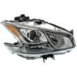 Passenger Side Headlight, with Bulb, HID/Xenon, with HID bulb and ballast, CAPA Certified