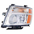 Driver Side Headlight, with Bulb, Halogen, Clear Lens, CAPA Certified