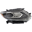 Passenger Side Headlight, with Bulb, LED, For Models without Auto Light Control, 4 Cyl., 2.5L Engine, CAPA CERTIFIED