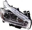 2015 Nissan Murano Platinum 6 Cyl 3.5L - Passenger Side Halogen Headlight, With bulb(s), OE Comparable Finish, CAPA Certified