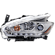 Driver Side Halogen Headlight, With bulb(s), OE Replacement, CAPA Certified