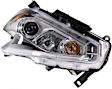 Driver Side Halogen Headlight, With bulb(s), OE Replacement, CAPA Certified