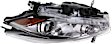 Driver Side Halogen Headlight, With bulb(s), OE Replacement, CAPA Certified
