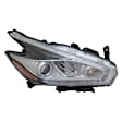 Passenger Side Headlight, with Bulb, LED, Clear Lens, 6 Cyl., 3.5L Engine, CAPA CERTIFIED
