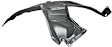 Front, Passenger Side, Rear Section Fender Liner