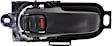 Front Or Rear, Driver Side Black Interior Door Handle