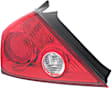 Driver Side Tail Light, with Bulb, Halogen, Clear and Red Lens, Coupe, CAPA CERTIFIED