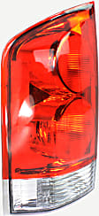 Driver Side Tail Light, with Bulb, Halogen, Clear and Red Lens, Production Date From January 2005, CAPA CERTIFIED