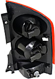 Driver Side Tail Light, with Bulb, Halogen, Clear and Red Lens, Production Date From January 2005, CAPA CERTIFIED