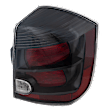 Passenger Side Tail Light, with Bulb, Halogen, Clear and Red Lens, SR/SE-R/SE-R Spec V Models, CAPA CERTIFIED