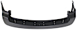 Rear Primed Bumper Cover, Without Sonar Warning System