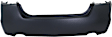 Rear Primed Bumper Cover, Sedan, CAPA CERTIFIED