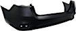 Rear Primed Bumper Cover top, Textured Bottom, Standard Type, For S/SL/Sv Models, CAPA Certified