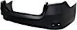 Rear Primed Bumper Cover top, Textured Bottom, Standard Type, For S/SL/Sv Models, CAPA Certified
