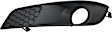 Front, Driver Side Fog Light Trim, Textured Black, For Models with Fog Lamp Hole