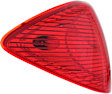 Driver Side Tail Light, with Bulb, Halogen, Clear and Red Lens, CAPA CERTIFIED
