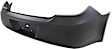 Rear Primed Bumper Cover, Coupe/Convertible