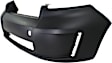 Front Primed Bumper Cover, Base Model, 4 Cyl., 2.4L Engine, With Molding Holes, CAPA CERTIFIED