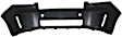 Front Primed Bumper Cover, Base Model, 4 Cyl., 2.4L Engine, With Molding Holes, CAPA CERTIFIED
