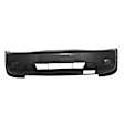 Front Primed Bumper Cover, Without Fog Light Holes, CAPA CERTIFIED
