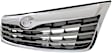 Grille, Chrome Shell with Painted Silver Insert, 4 Cyl., 2.5L Engine, CAPA CERTIFIED