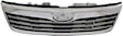 Grille, Chrome Shell with Painted Silver Insert, 4 Cyl., 2.5L Engine, CAPA CERTIFIED