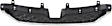 Grille, Textured Gray, 4 Cyl., 2.5L Engine, CAPA Certified
