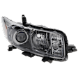 Passenger Side Headlight, without Bulb, Halogen, Clear Lens, Base Model, CAPA CERTIFIED