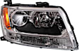 Passenger Side Halogen Headlight, Without bulb(s), OE Replacement