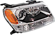 Passenger Side Halogen Headlight, Without bulb(s), OE Replacement