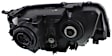 Driver Side Halogen Headlight, Without bulb(s), OE Comparable Finish
