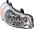 Passenger Side Headlight, without Bulb, Halogen, Clear Lens, CAPA Certified