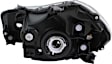Passenger Side Headlight, without Bulb, Halogen, Clear Lens, CAPA Certified
