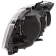 Passenger Side Headlight, without Bulb, Halogen, Clear Lens, Base Model, CAPA Certified