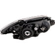 Driver Side Headlight, without Bulb, Halogen, Clear Lens, Base Model, CAPA Certified