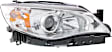 Passenger Side Headlight, with Bulb, Halogen, WRX Models, 4 Cyl., 2.5L Engine, CAPA Certified